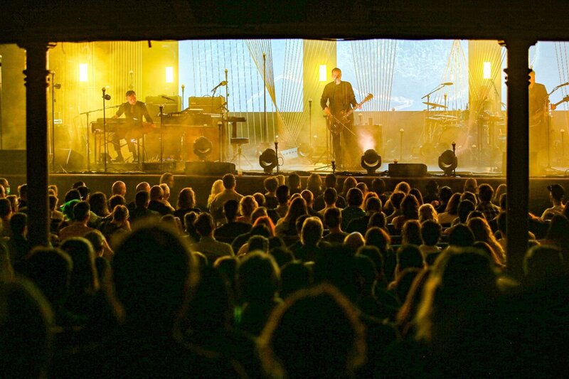 Icelandic Rockers Sigur Ros play at the Legendary Ryman Auditorium in Nashville, TN