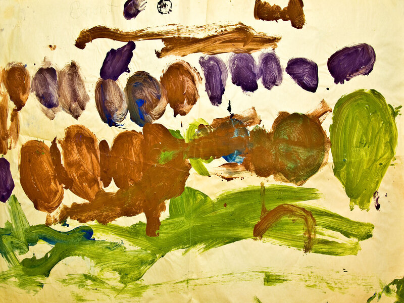 Brent Ray Fraser Abstract Painting 11 1982