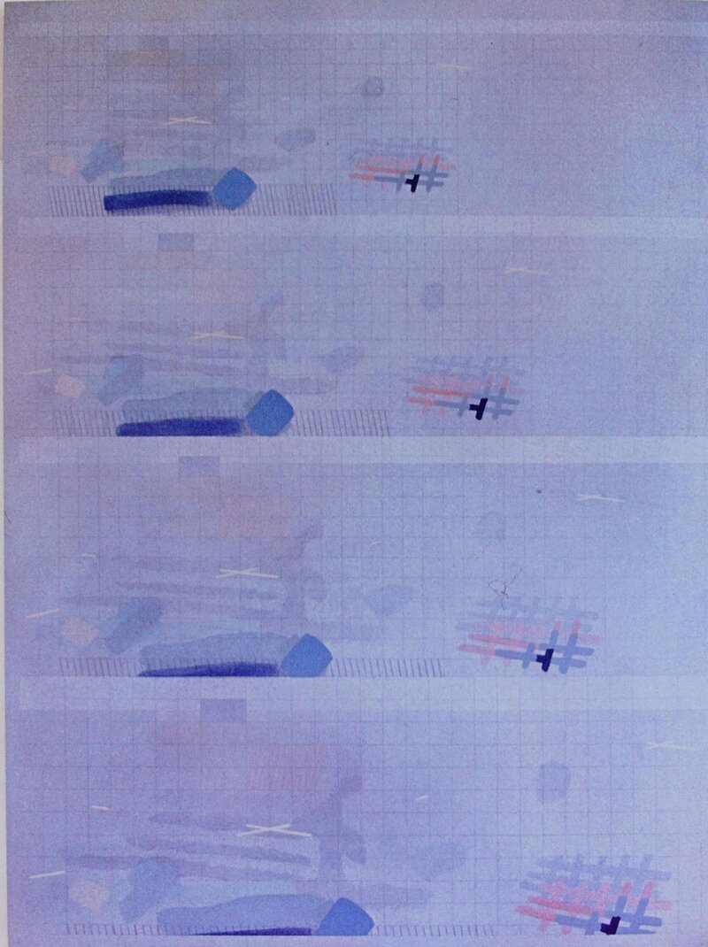 37-Veritcal-extracts-I,-carylic-on-canvas,-1977_8,-244x180cm,-(collection-Arnolfinie)_11zon