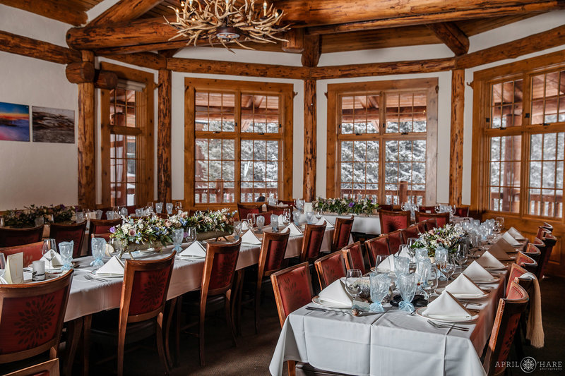 Keystone Resort Wedding Reception at Alpenglow Stube