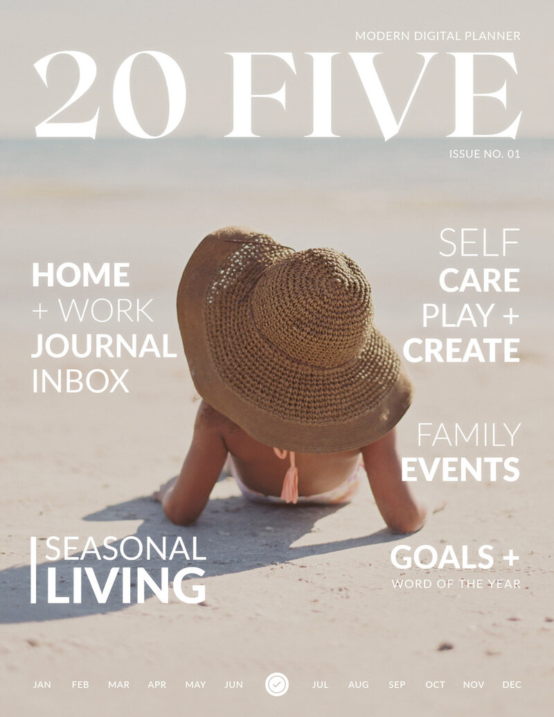 20 Five Digital Planner No 15 by Click 2 Plan