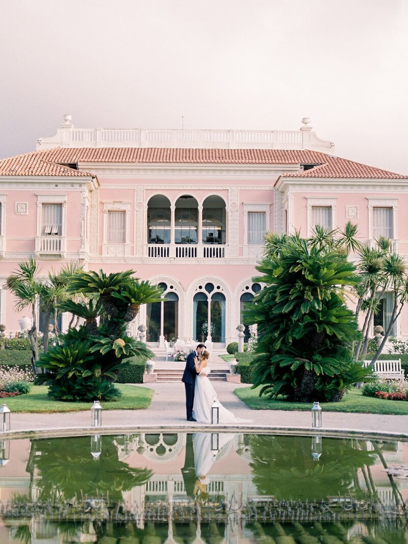 A Romantic and Sophisticated Wedding at Villa Ephrussi de Rothchild in  Saint Jean Cap Ferrat, France