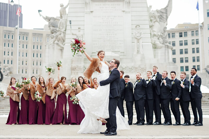 indianapolis wedding planner at the indiana roof ballroom