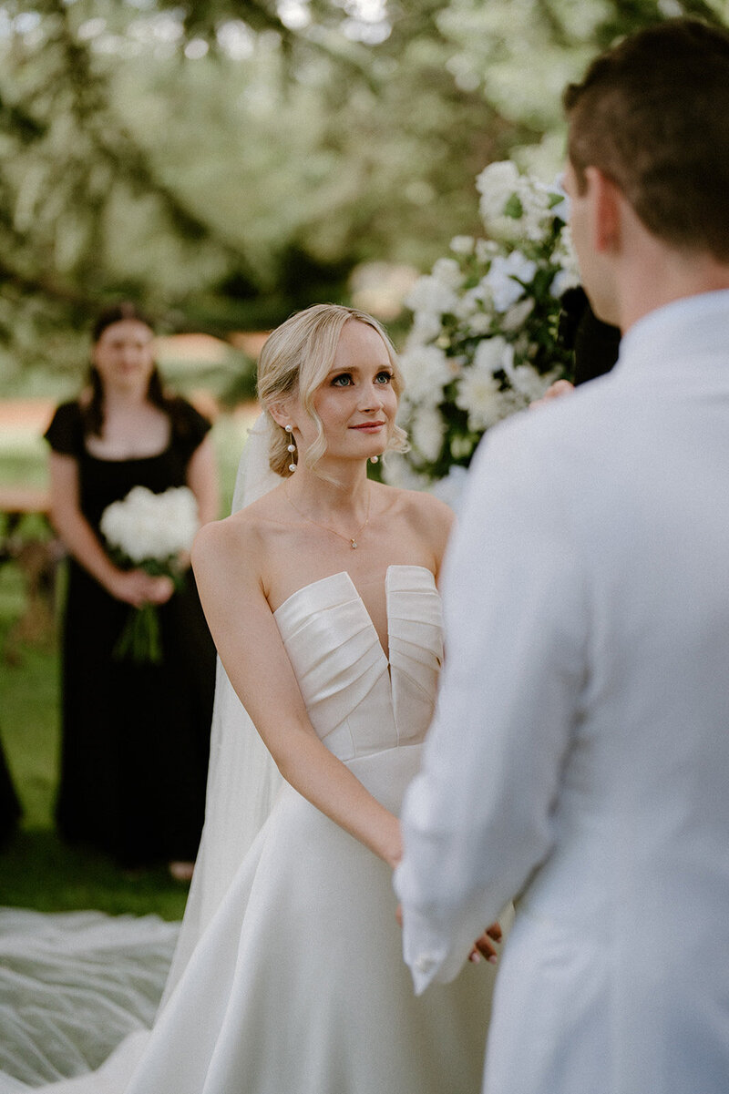 Bride at Melross Farm