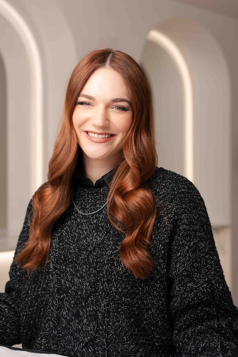 photo of woman smiling