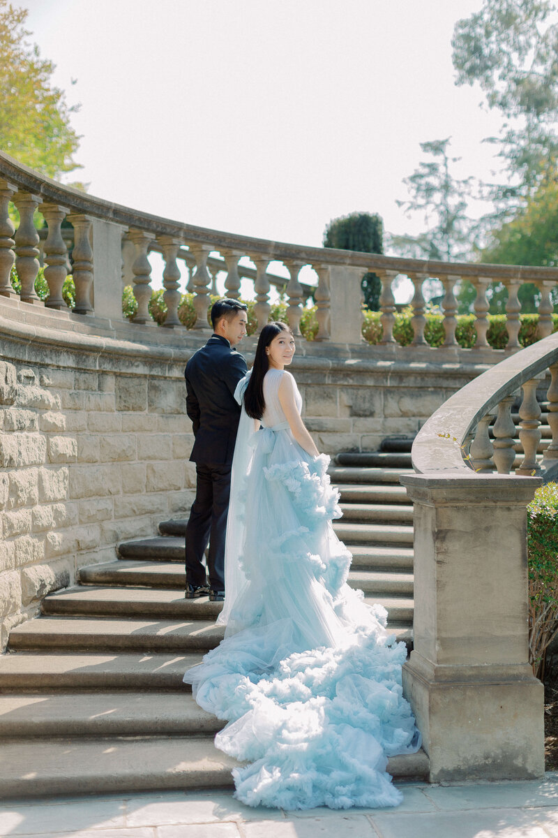 European Garden_Greystone Mansion Engagement session_031