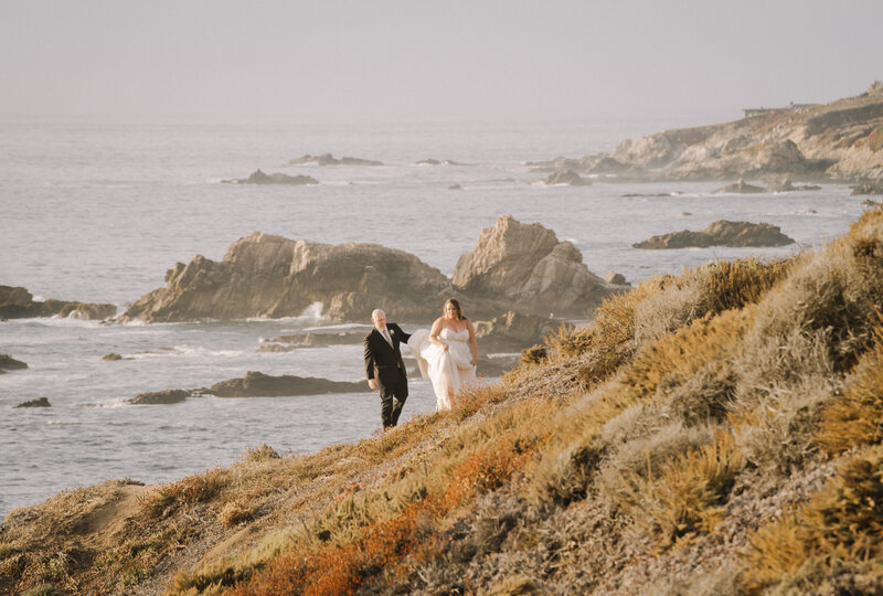 Elopement Photographer at base of Mt Whitney in Alabama Hills