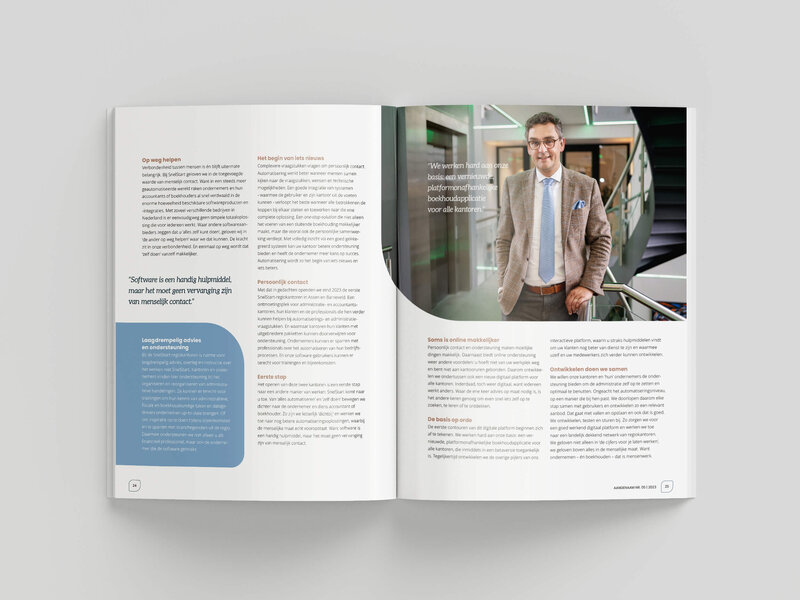 Studio Paoline Kruijssen - portfolio vormgeving - SnelStart Aangenaam Magazine - 110