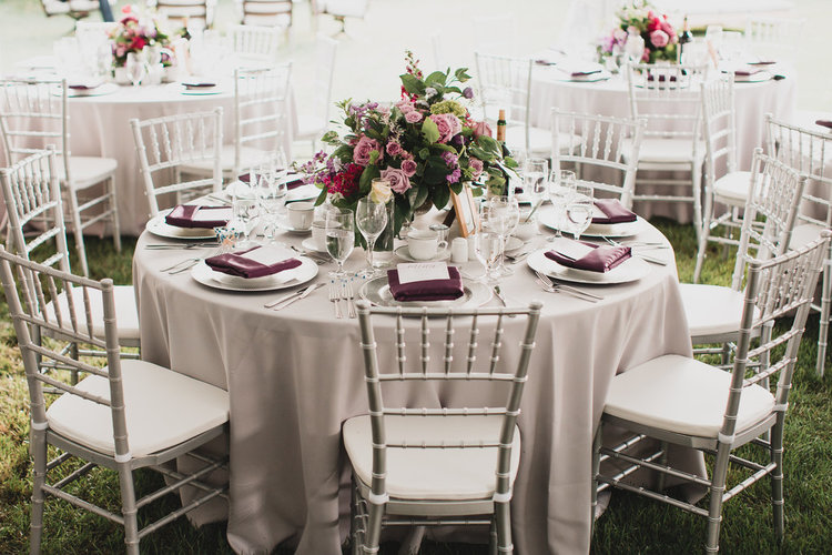 Silver and Purple Wedding | Backyard Wedding | Brittany Frid | Frid Events