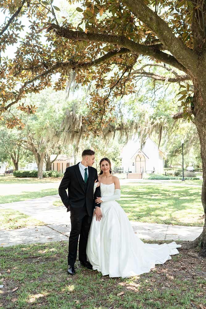 Outdoor wedding at St Augustine - wedding photographer in Jacksonville FL