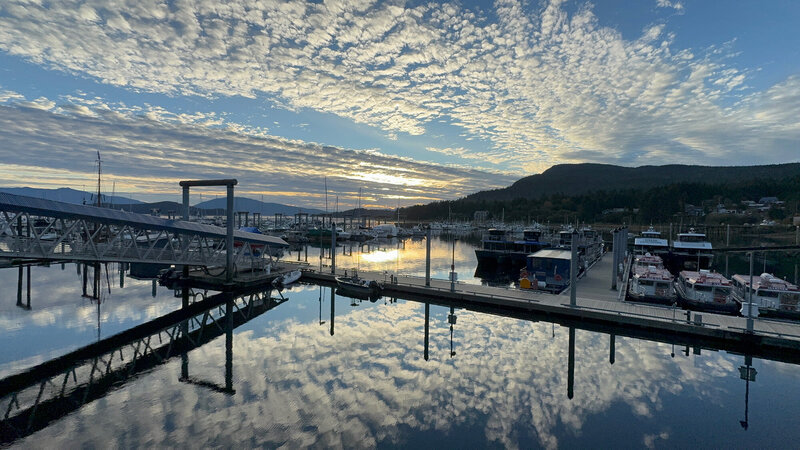 Juneau, Alaska sunset at Statter harbor