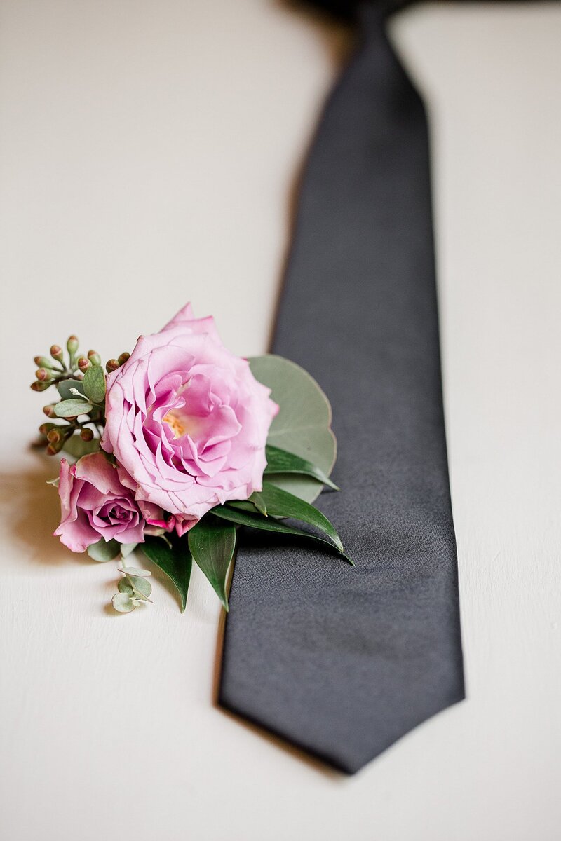 boutonniere by Knoxville Wedding Photographer, Amanda May Photos