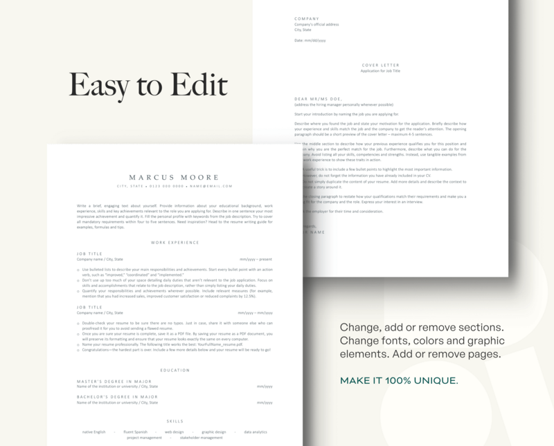 ATS-FRIENDLY RESUME + COVER LETTER