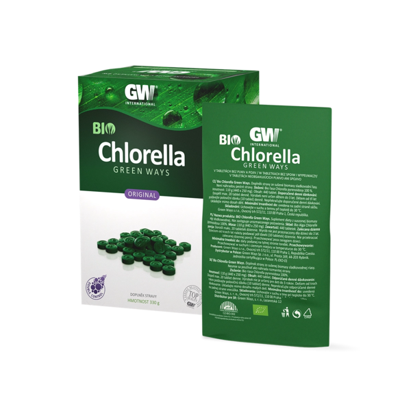 greenways chlorella v tabletách