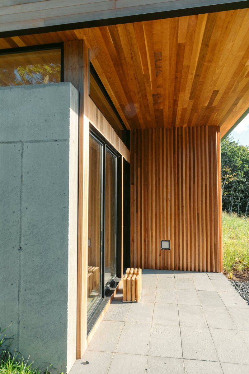 exterior of new build home