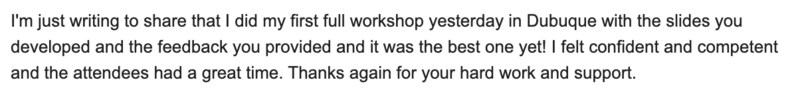 Strategic Design Testimonial Molly Knuth Media
