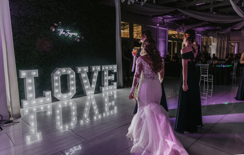Guests dancing at wedding reception at The Granary at Valley Pike
