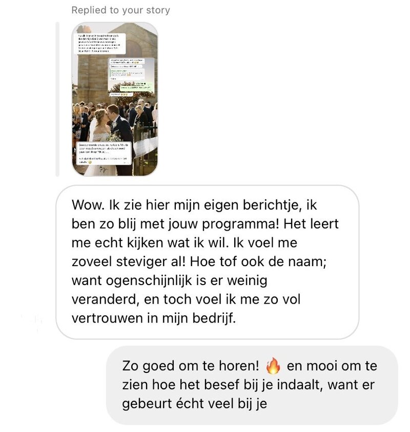 Een deelnemer deelt zijn succesverhaal na het volgen van de Online Business Academy, onder begeleiding van Lauri Miriam.