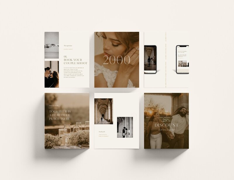 Elegant Instagram templates 4:5 Silk Skye 10