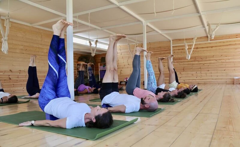 Transformative moment during an intensive yoga teacher training.