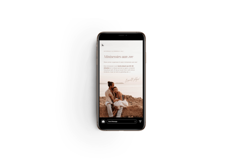 Instagram story templates voor fotografen Blooming Bliss 4
