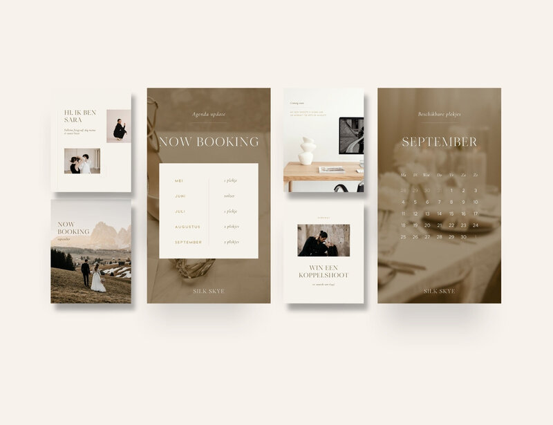 Elegante Instagram templates voor fotografen