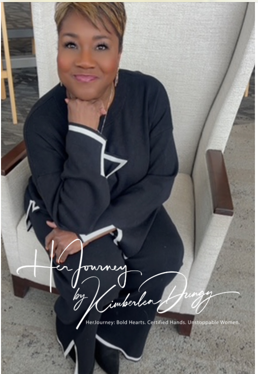•	Kimberlea Dungy teaching a caregiving course
HerJourney Home Health Aide certification workbook Caregiver audio series about peace and wellness
Free training on starting a home care business
HHA to CEO course preview slide deck
