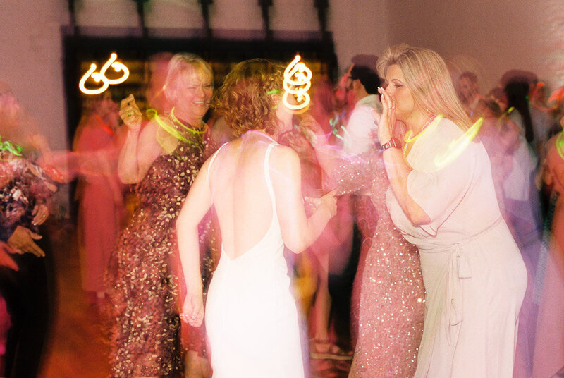 Bride dancing at reception