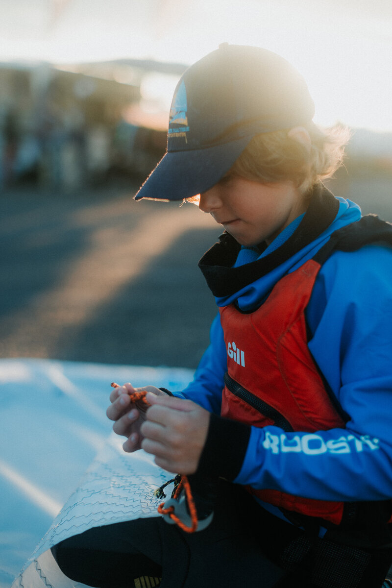 Portrait optimist regate - Opticup Cap d Agde - caroline liabot