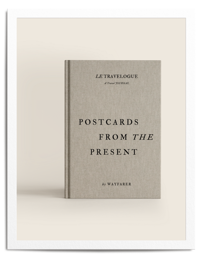 Linen Embossed Travel Journal Notebook_1