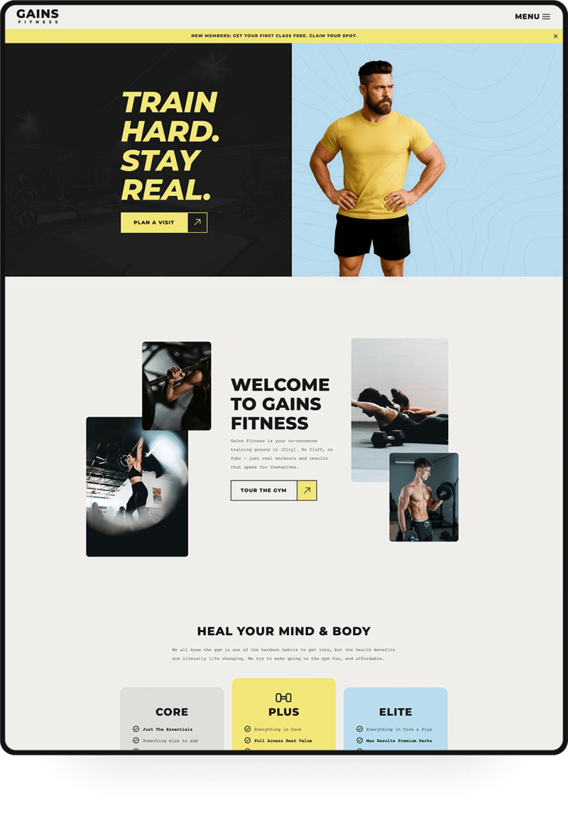 Charlie Rose Website Template