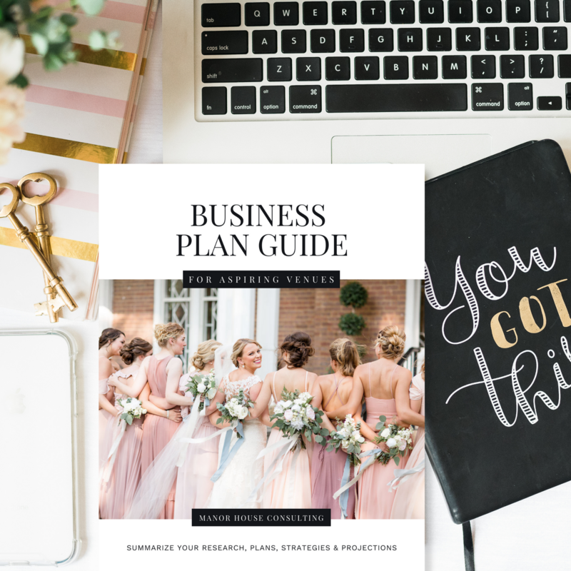 Wedding Venue Business Plan Guide - MHC - Flatlay
