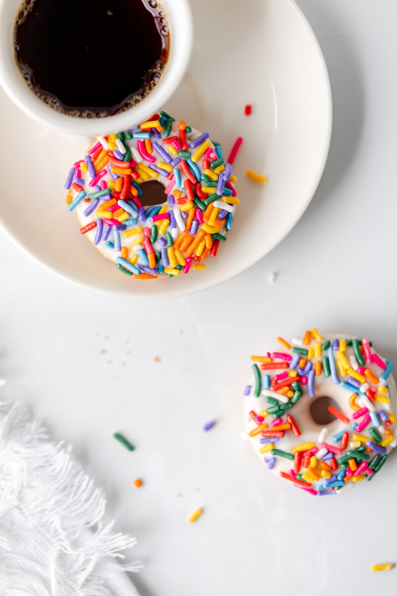 sprinkled doughnuts