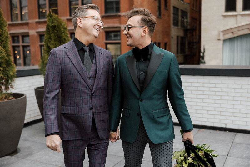 Groom wedding portraits at Shinola Hotel Detroit.