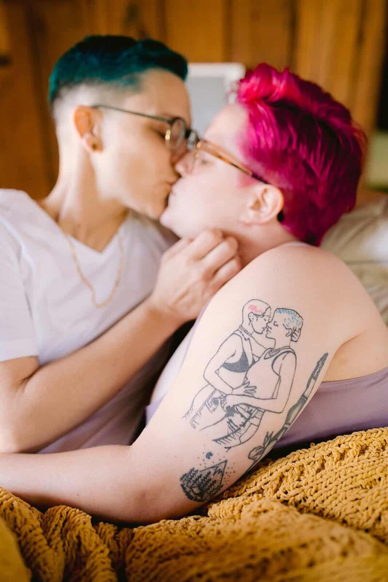 Guerneville Elopement - Lesbian Wedding - GunnShot Photography 