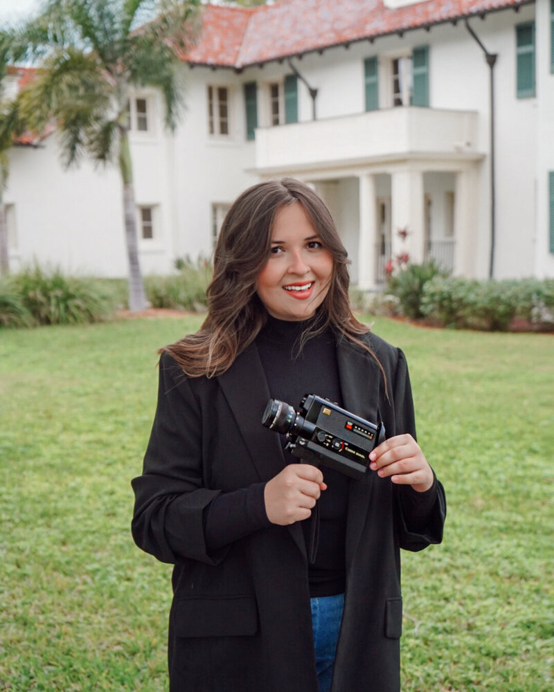 super 8mm + digital wedding videographer florida