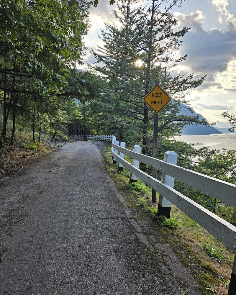 Experience breathtaking views of rivers, hills, and forests along the scenic bike trails at Viento State Park with The Gorge E-Bike Adventure Rentals