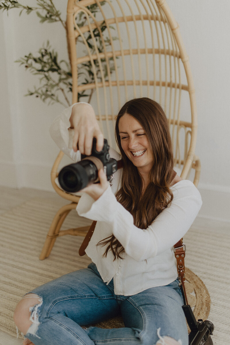 Newborn photography session in Iowa City