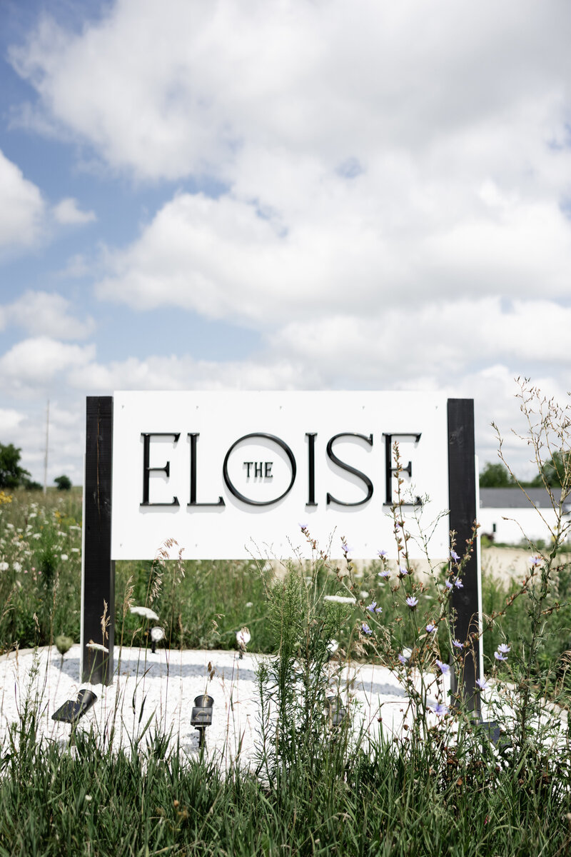 Driveway sign that says The Eloise