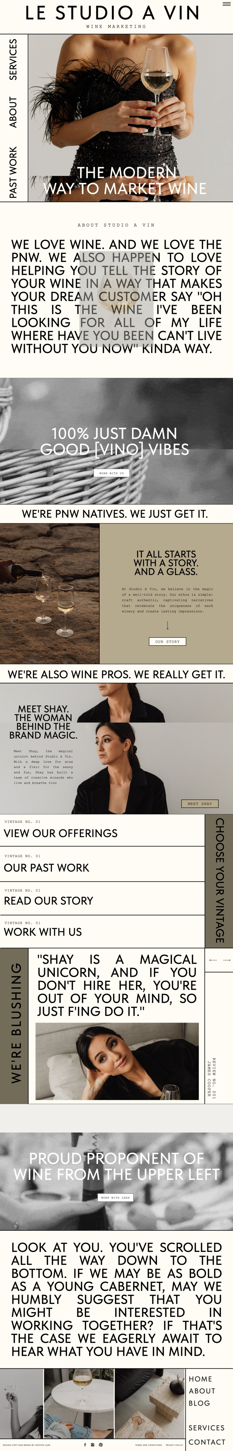 Showit Website Template by Hoxton Lane