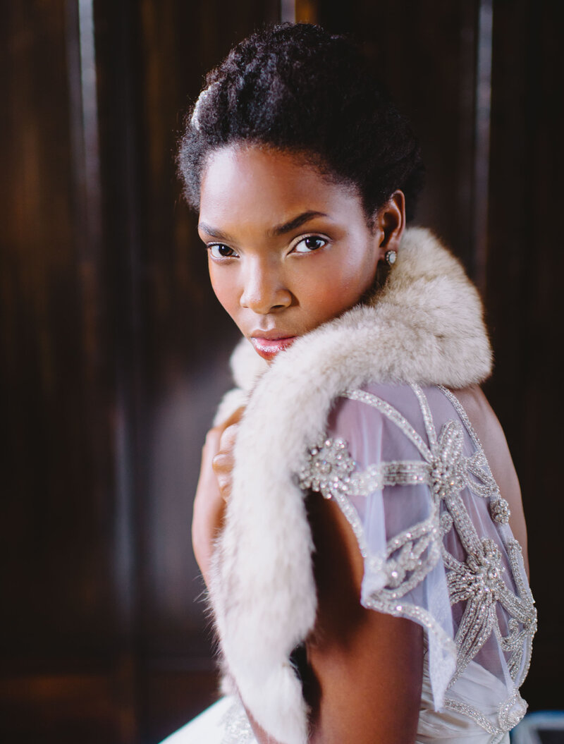 black bride beauty wedding photographer l hewitt photography-1