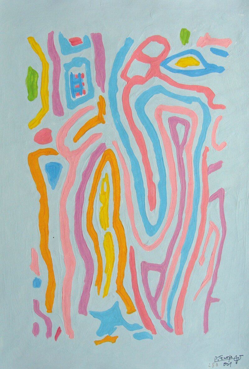 194 2001Rêve minéral  B Acrylique Fonds Colorés (13)