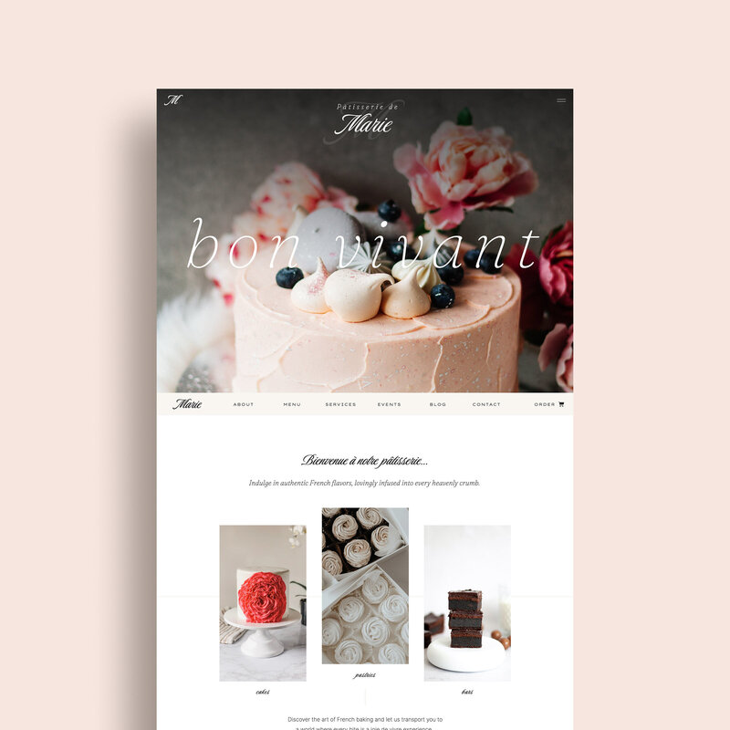 showit website template for bloggers