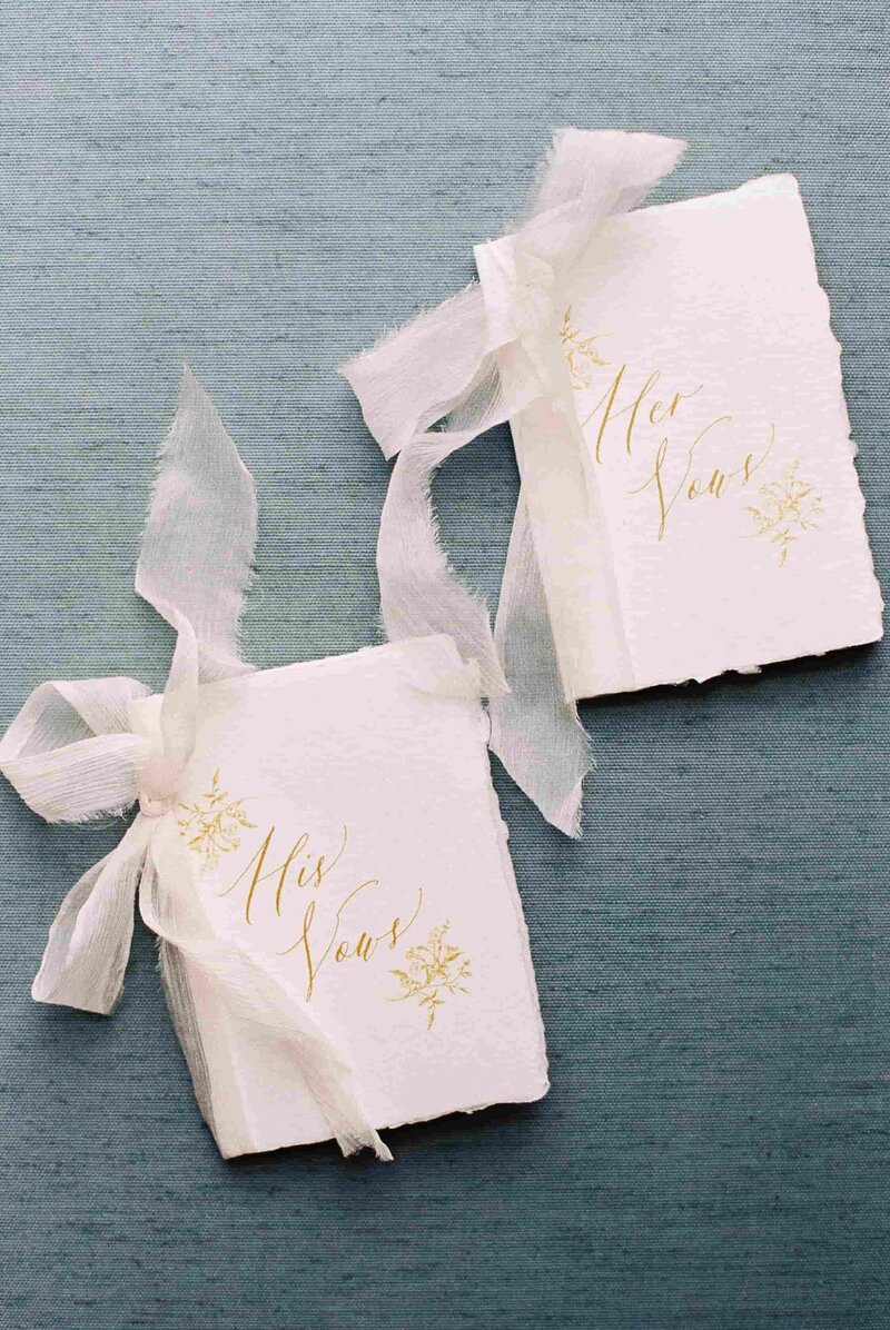 Elegant blue and white wedding invitation suite for a Maryland wedding, featuring an Annapolis venue, showcasing refined wedding details by a Maryland wedding florist