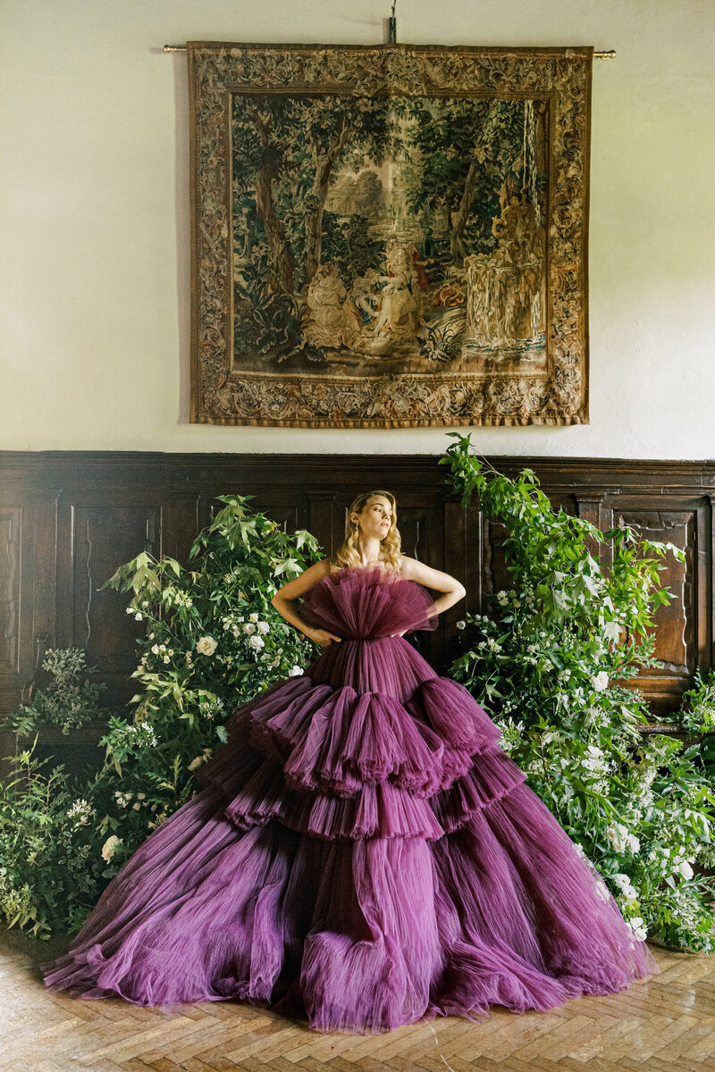 Couture wedding fashion shoot at Villa Erba on Lake Como in Italy photographed by Lake Como wedding photographer Amy Mulder Photography