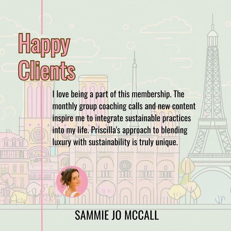 Happy Review Praising the Sustainability of Star of Paris Showit Template