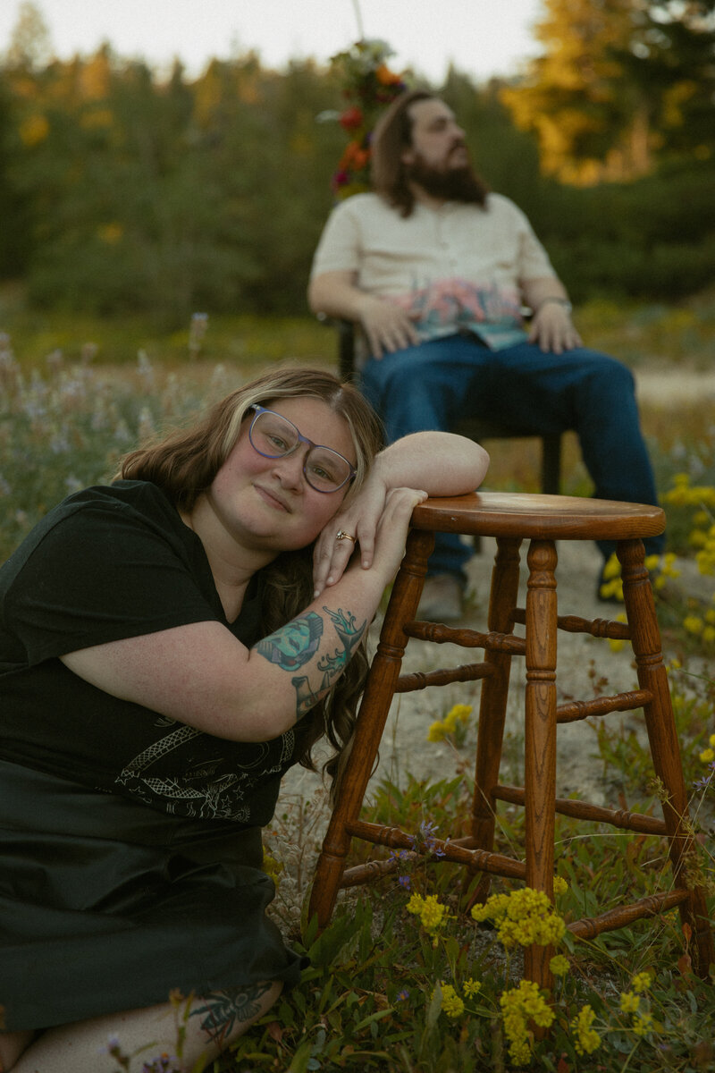 Portrait of adventure elopement photographer in Idaho


