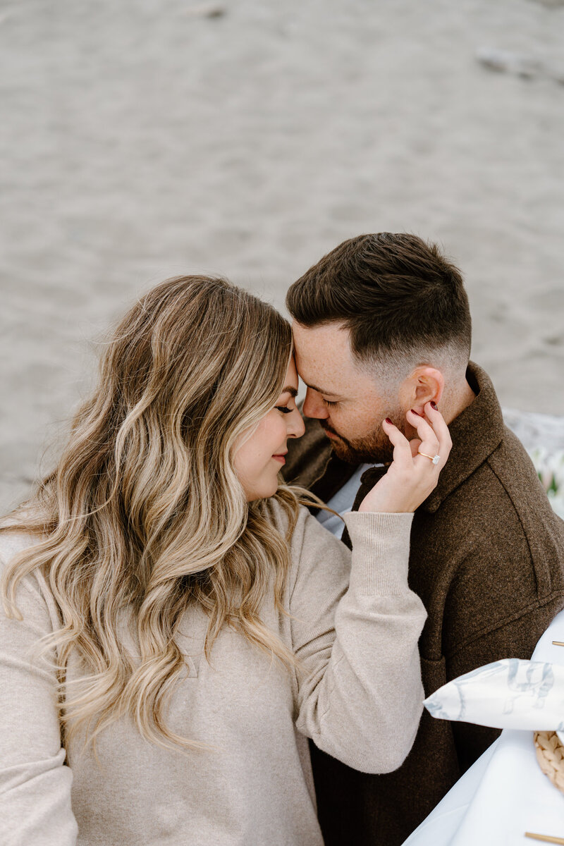 Quaint Beach Engagement session in San Francisco California