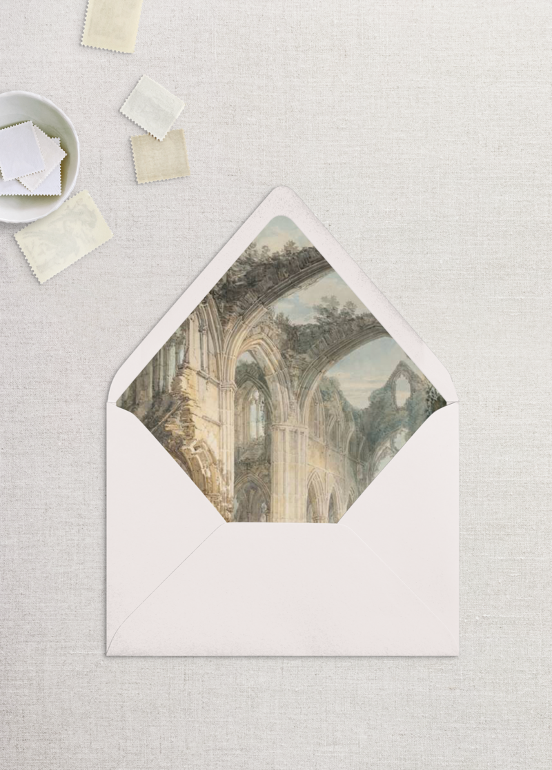 Envelope Liner - Castle Ruins