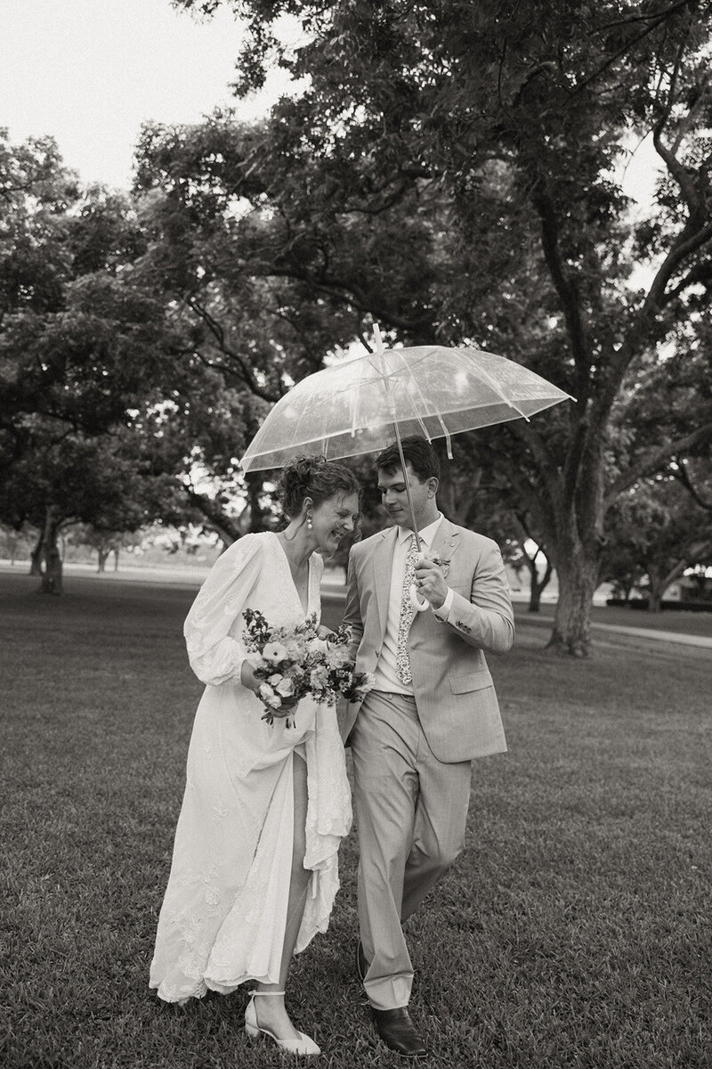 bride and groom on their wedding day in colorado